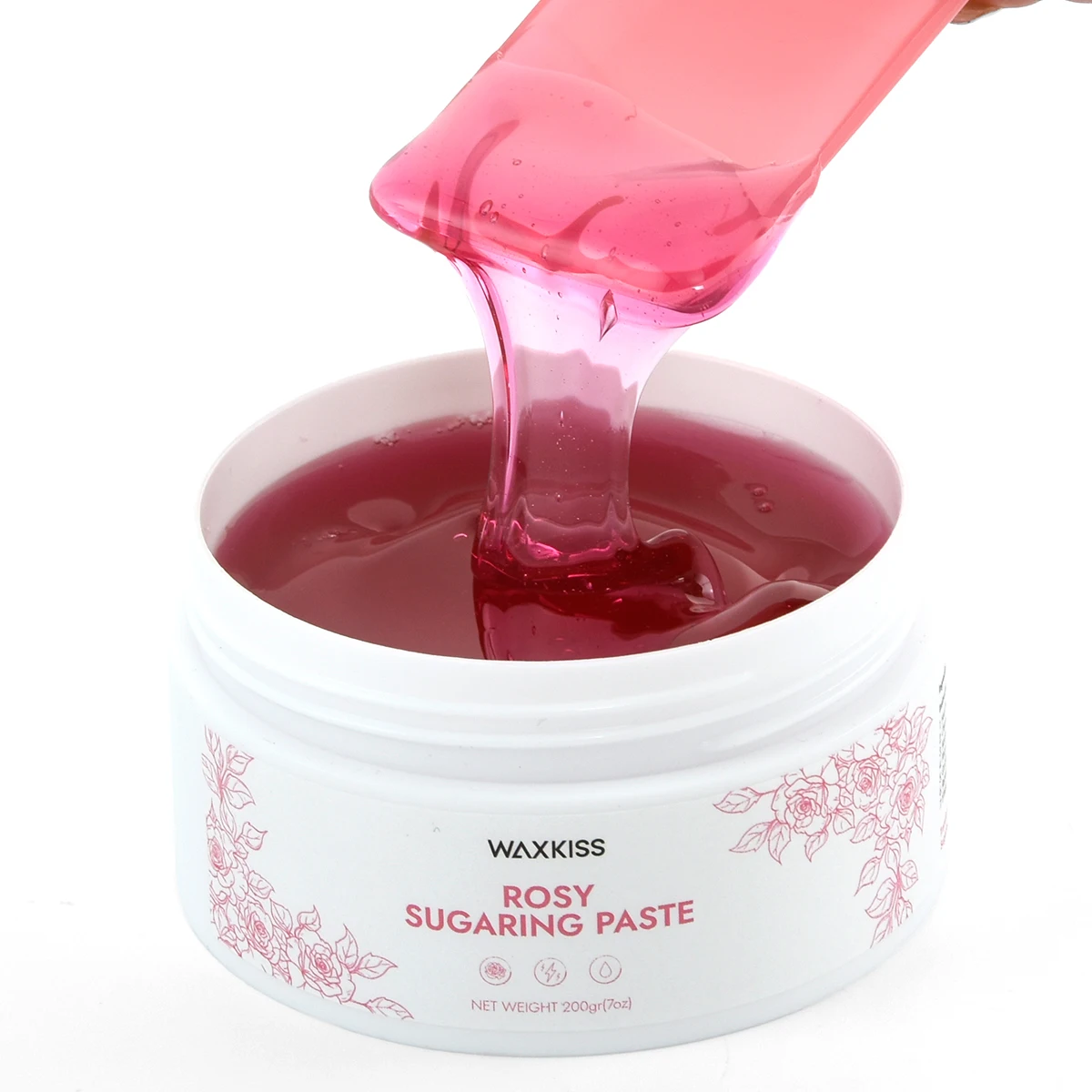 Hair Removal Wax Suppliers Waxkiss Washable Nourishing Smooth Formula Sugaring Hair Removal Wax Kit For Sensitive Skin