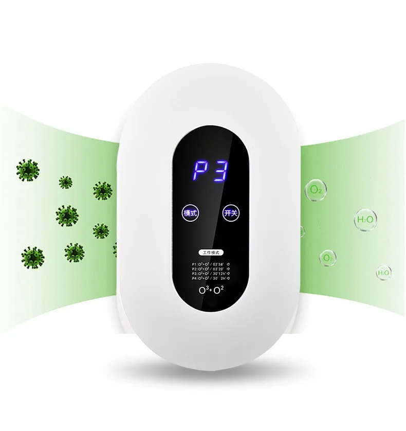 
Portable Ozone Anion Household Sterilizer Air Disinfection Machine Deodorants Ozone For Refrigerator Car 