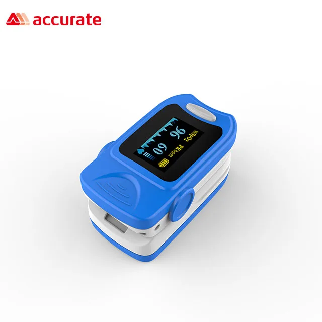 Accurate Real Manufacturer Pulsioximetro Medical Held Fingertip Pulse Waveform Oximeter