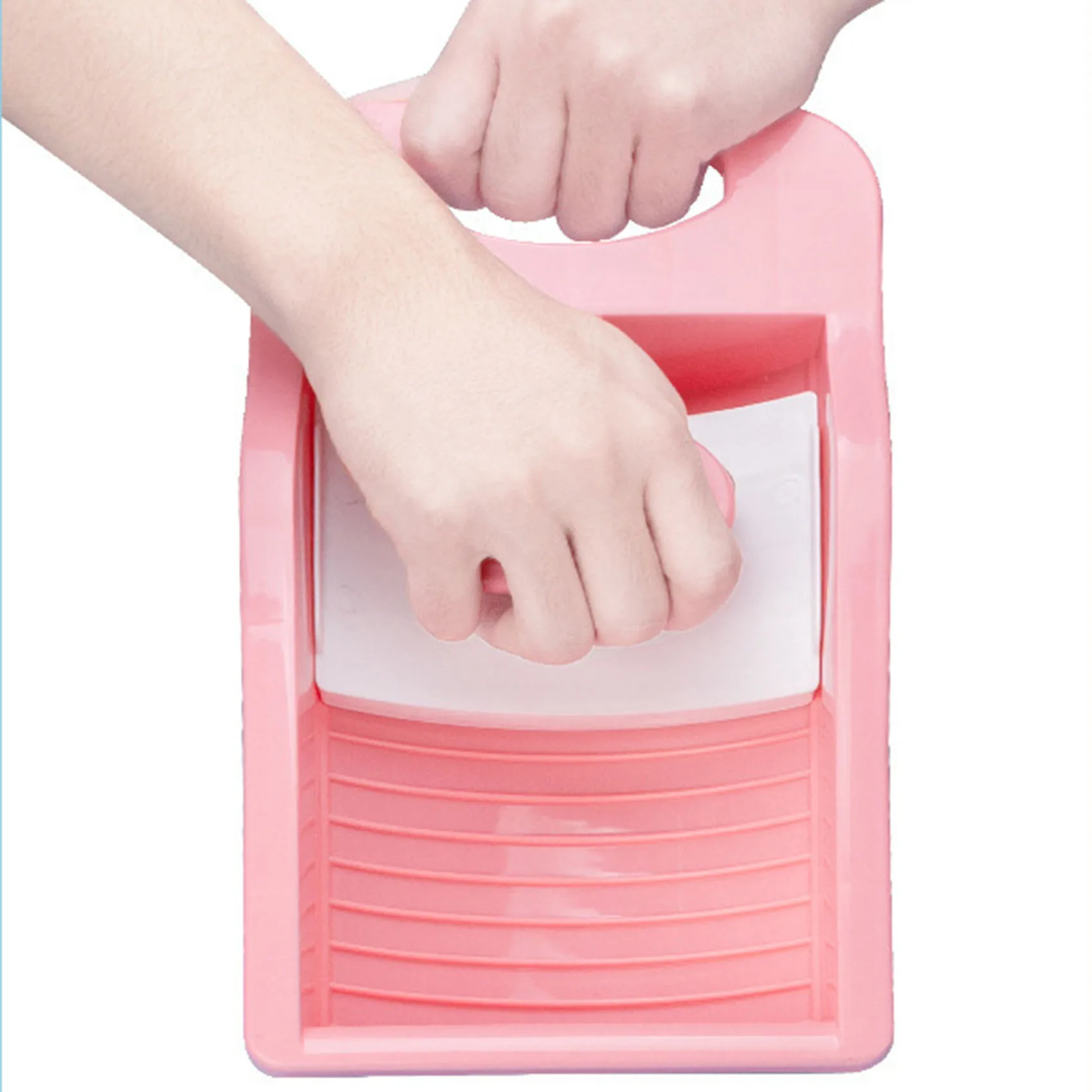 2023 Personal Underwear Sock Washboard All-in-one Washtub Anti-slip Laundry Accessory Washing Board Plastic Laundry Washboard