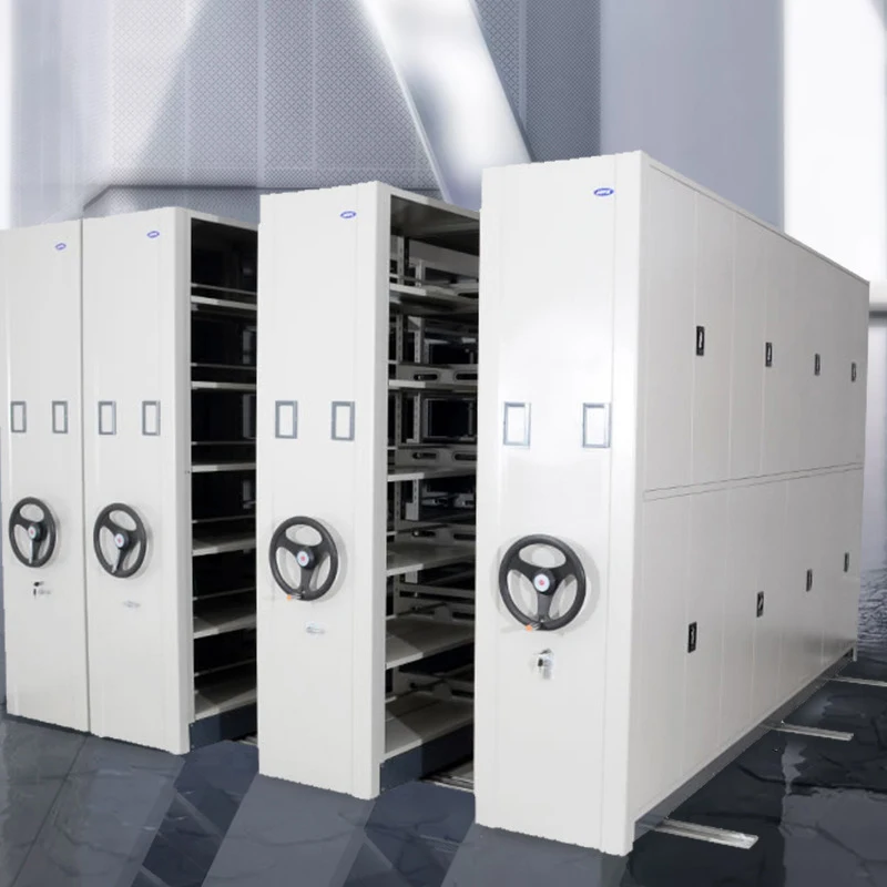 File Cabinet Library Furniture Mobile Shelving Archives Compactor System Archive Units Shelf Dense Racks Movable Compact