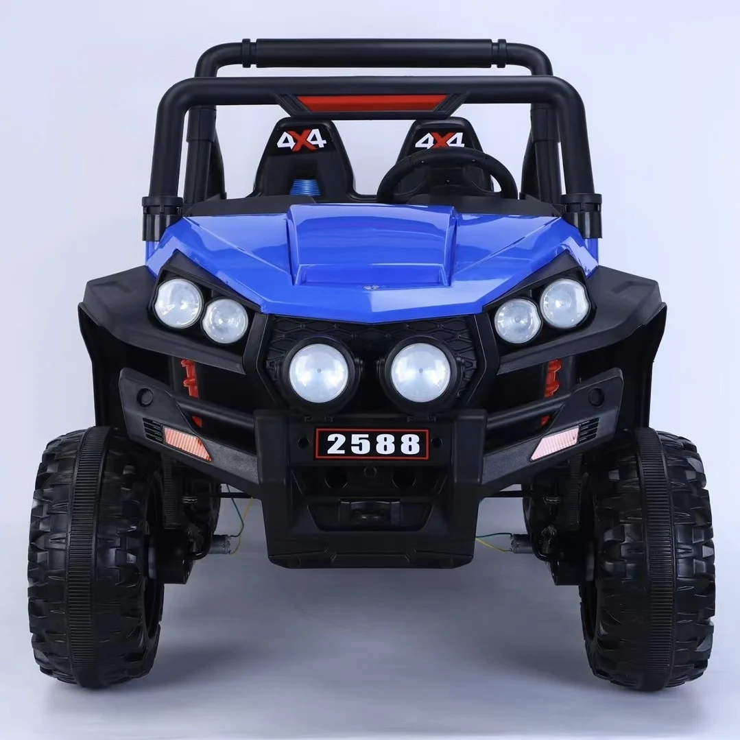 2023 luxury large big wheels fast moving drive cars toys with remote light high speed hello kitty toy car fire truck