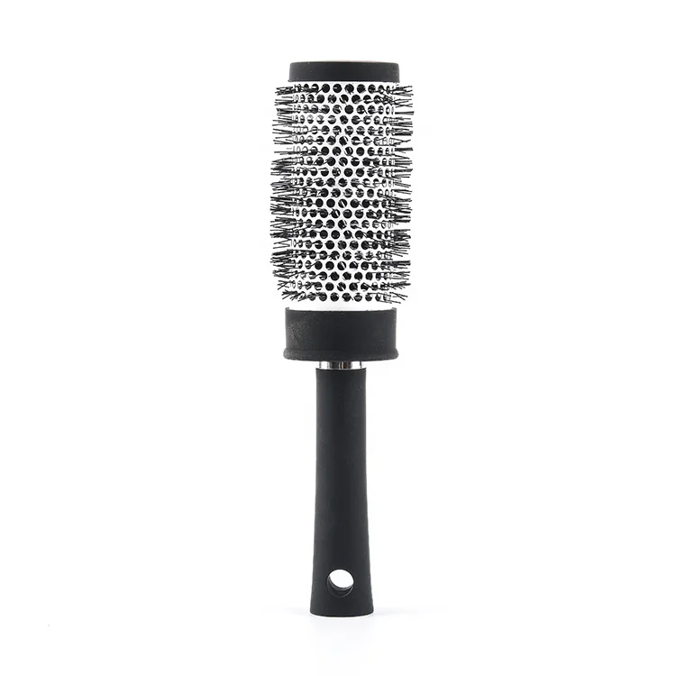 Professional salon aluminium barrel hair brush with CERAMIC