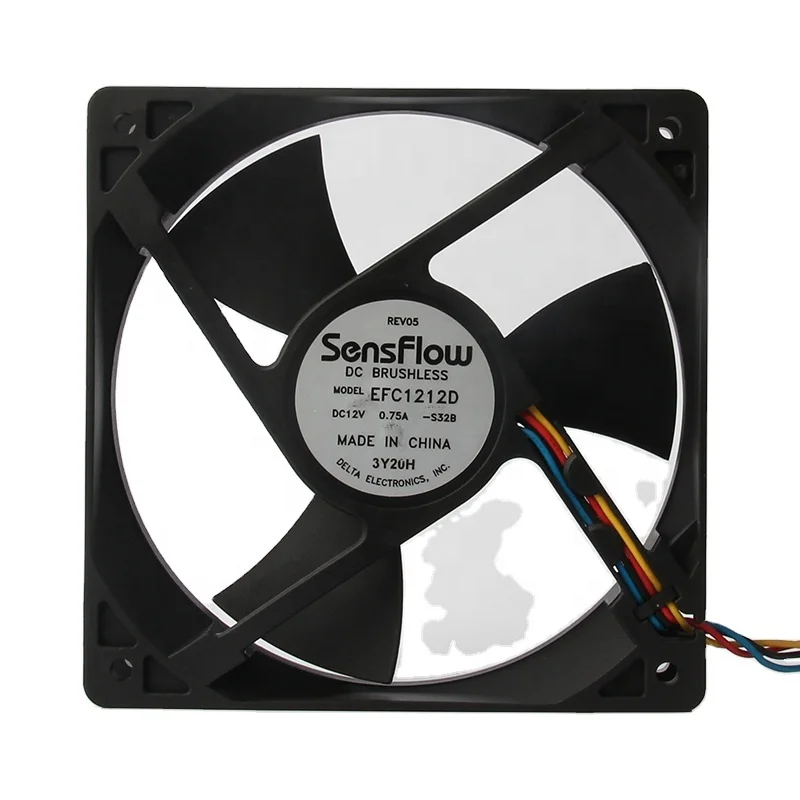 Дельта-24V 48V DC12V 0.75A EC AC 120X120X25mm 12025 12 см PWM регулятором температуры центрифужный вентилятор EFC1212D Вентилятор охлаждения