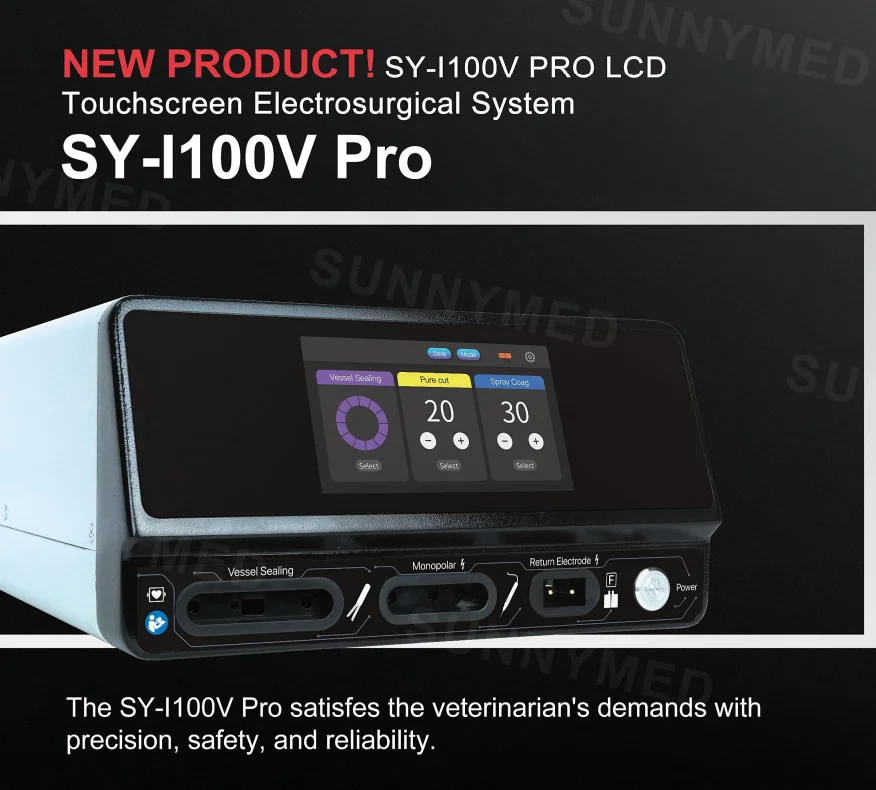 SY-I100V инструмент для ветеринарной хирургии PRO Ligasure Electrobisturi ESU Электрохирургическое биполярное отделение