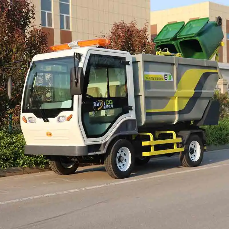 Baiyi-L35 4X2 Rear Loader Trash Compactor Truck Refuse Waste Collection Vehicle