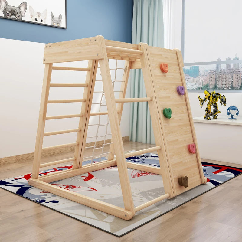 Wooden balance board indoor toy training kindergarten outdoor toys climbing frame