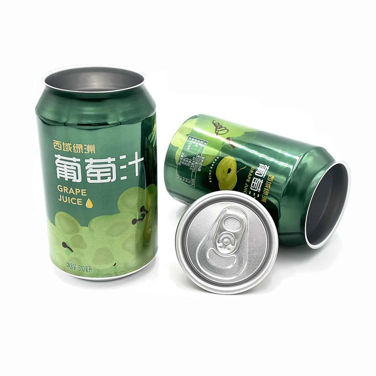 Aluminum cans manufacturer custom 330ml 310ml 250ml blank empty printed easy open aluminum tin beer beverage soft drink can
