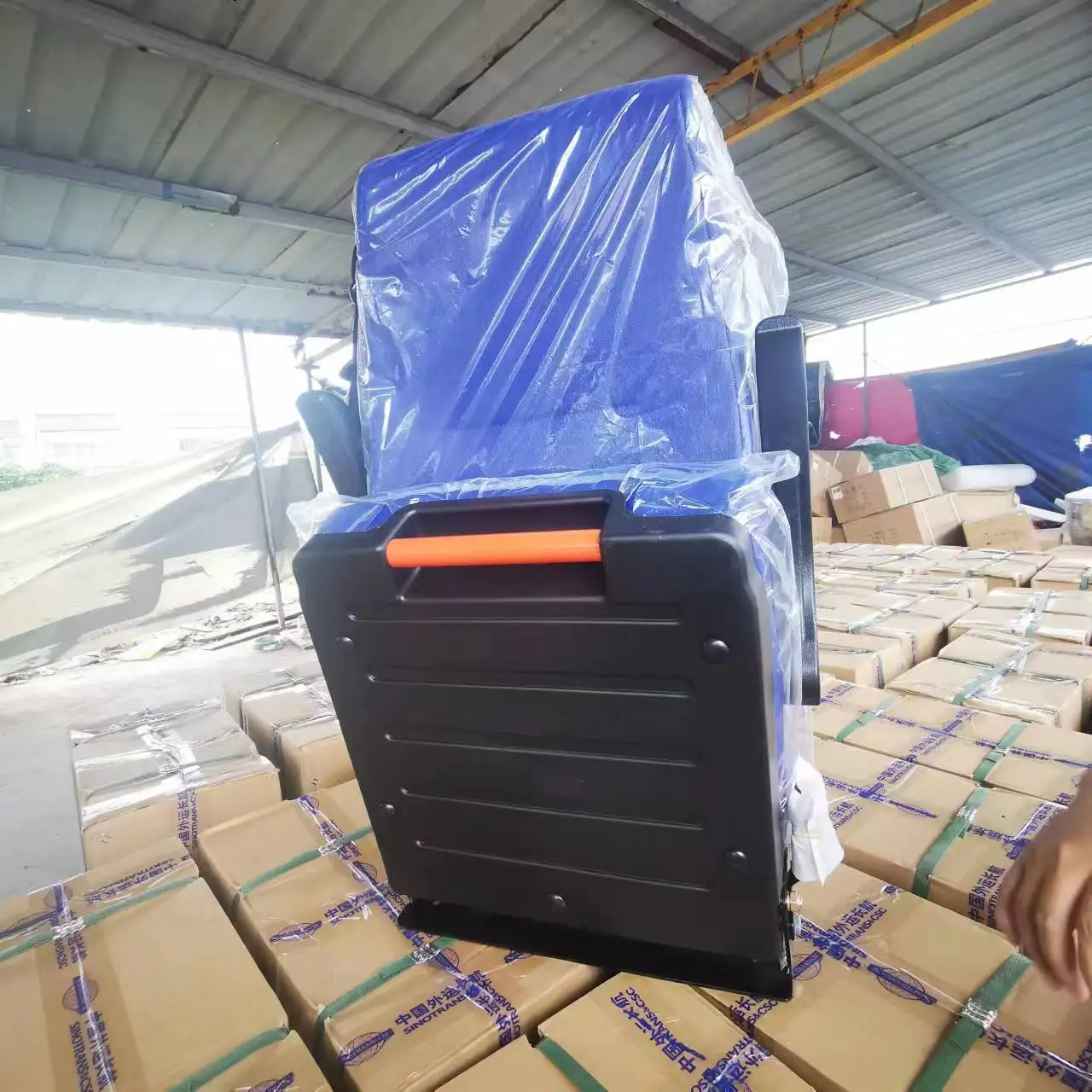 ambulance doctor seat with rotating and folding function