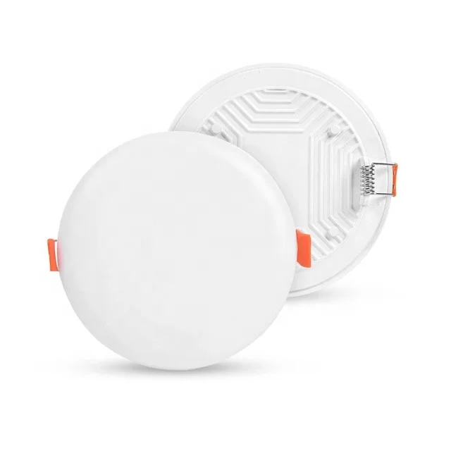 9W 18W 24W 36W Frameless CCT Recessed Round LED Ceiling Panel Light Without Flicker