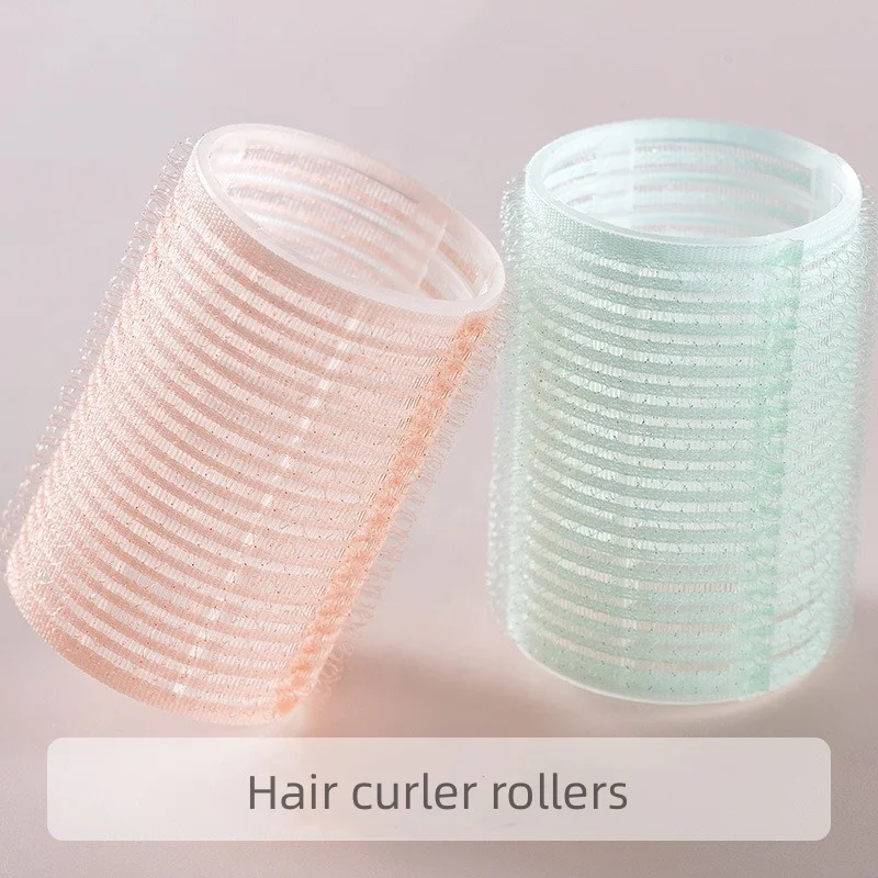 DANSKY Self grip hair roller set 36 pcs Heatless hair curlers and clips 3 Sizes Pink rose red black Hair Rollers in 1 set