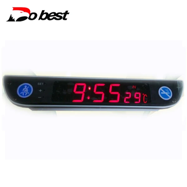Аксессуары для салона автобуса, светодиодные цифровые электронные термометры