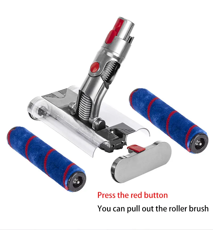 Suzao Hot-sale Electric Carpet Hard Floor Dysons V7 V8 V10 V11 Vacuum Cleaner Parts Accessories Green Laser Brush Head