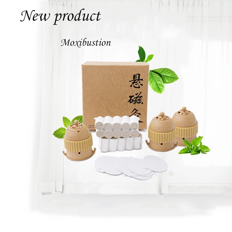 Health care equipments of traditional chinese medicine Moxibustion massager with mini moxa sticks Body warmer moxa device