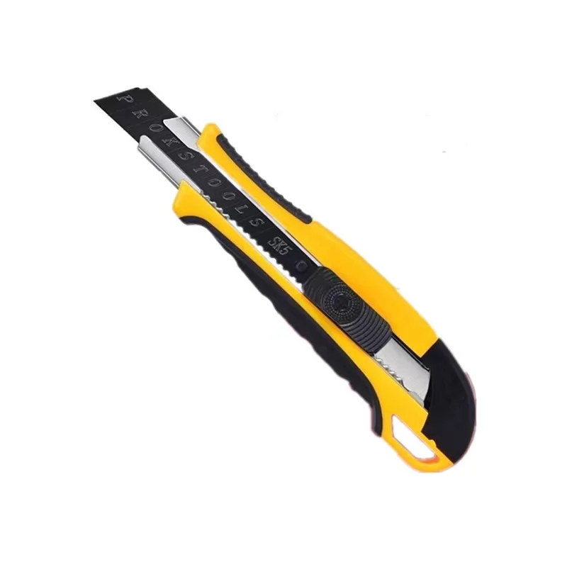 hot sale factory supply customized  rubber case   utility knife with flat brake block