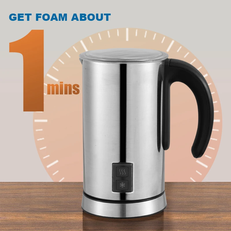 Kitchen Automatic Steam Milk Frother and Heater soft foam Mini Electric Frother Milk Machine for Coffee