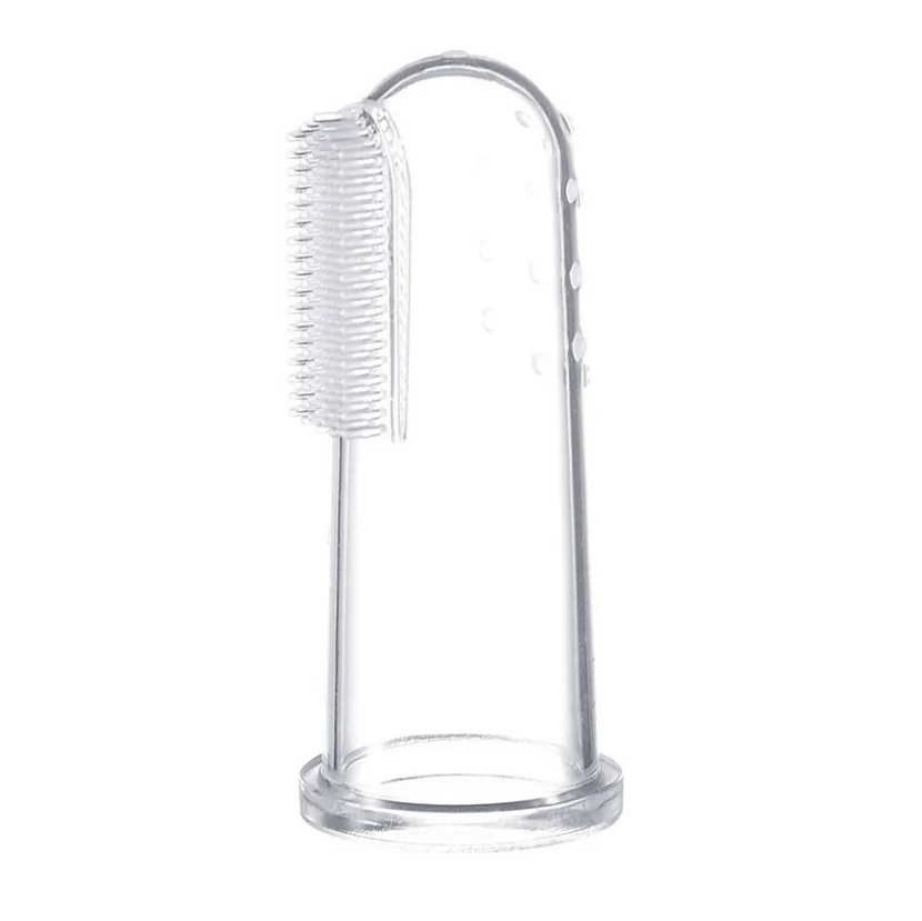 
Baby Finger Toothbrush Cover Newborn Fur Baby Cleaning Toothbrush Silicone Tongue Cleaning Brush 