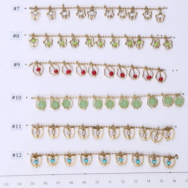 Wholesale handmade brass chain for Jewelry fashionable  brass chain in raw