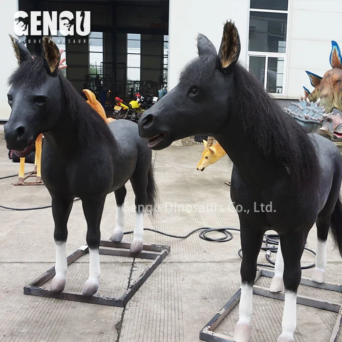 Realistic Sculpture Animal Life Size Horse For Sale