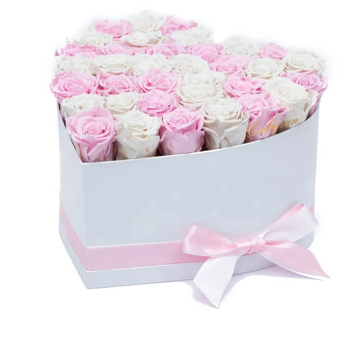 Wedding Valentine Gifts Set Stabilized Preserved Roses Immortal Eternal Forever Flower