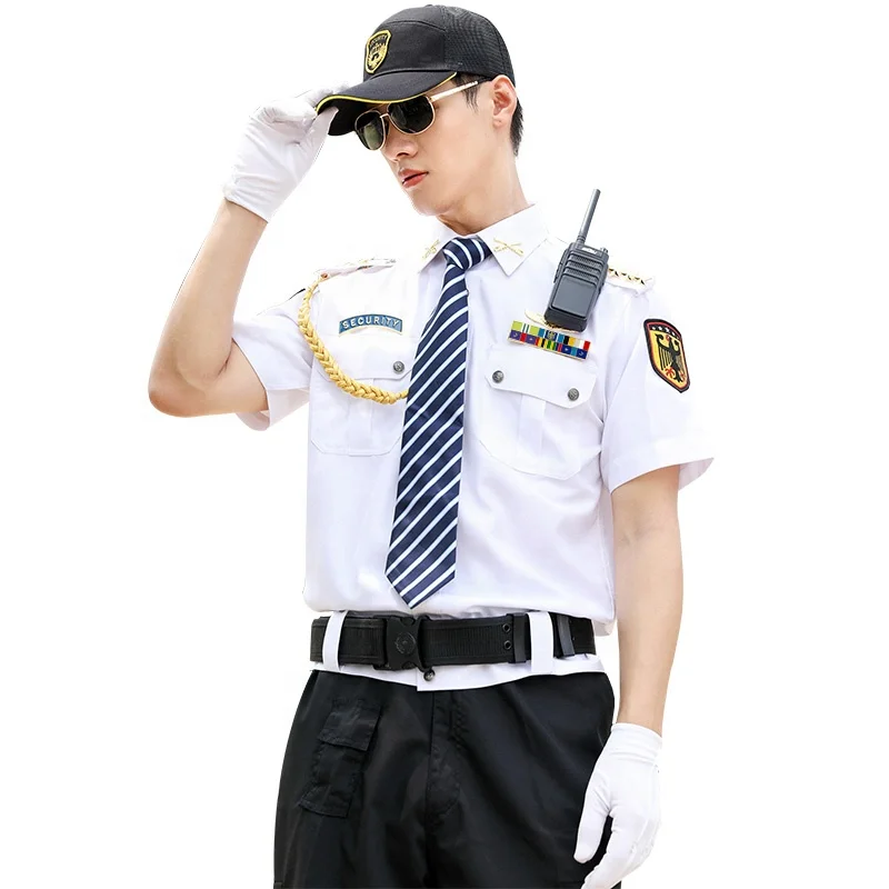 Новый дизайн, белая рубашка, дизайнерская рабочая одежда, охранная форма