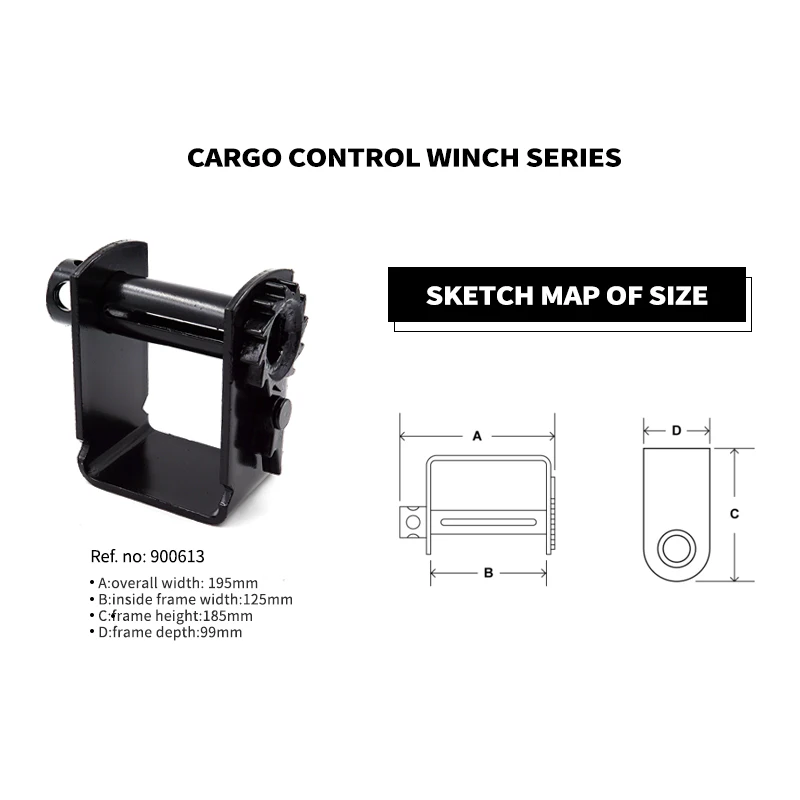 New mini truck mechanical lory manual operated portable car trailer vehicle stainless steel hand winch power