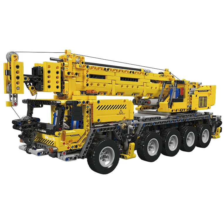 Mould King 13107 Model Building Block Sets Technic Mechanical Crane APP Programming Remote Control Excavat Engineering Vehicle