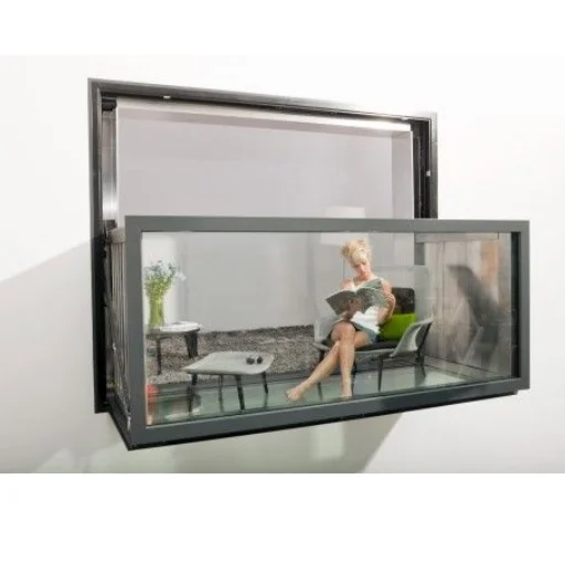 Chinese Factory  Window That Transforms Into A Balcony Multipurpose Window