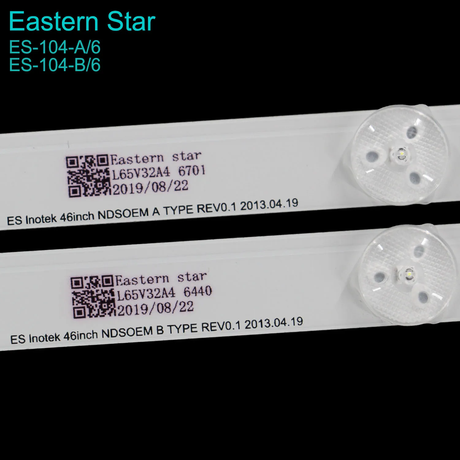 ES-104 Led TV Backlight Strip L G INNOTECK 46INCH NDSOEM A TYPE REV0.1 for SONY KLV-46R452A 48W600 TV led strip 10pcs /set
