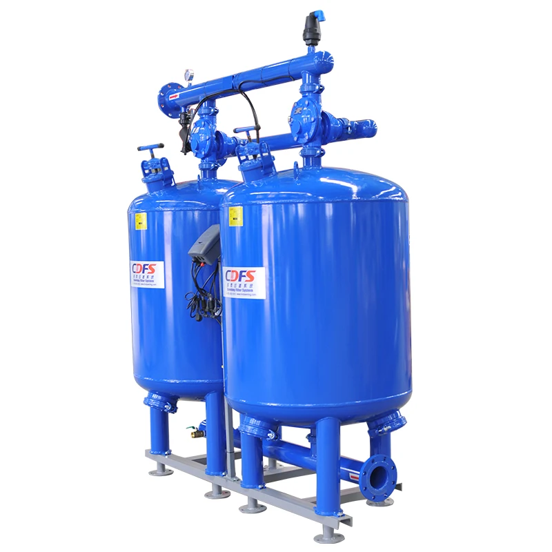 Automatic sand filter for pool water