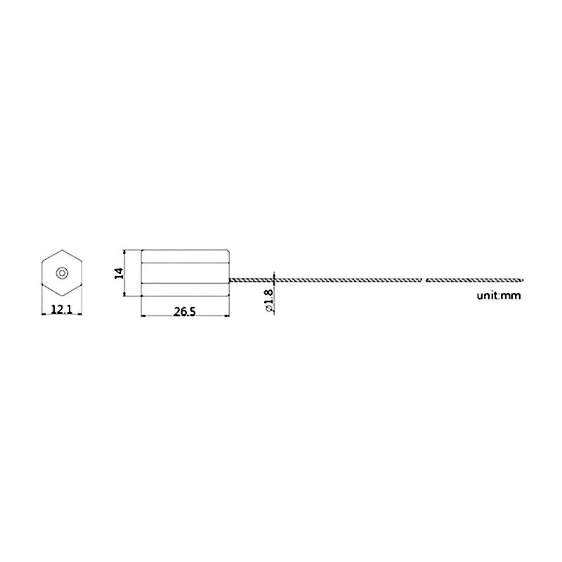 OYCS101 cable seal lock secured wire seal high security cable seal for containers