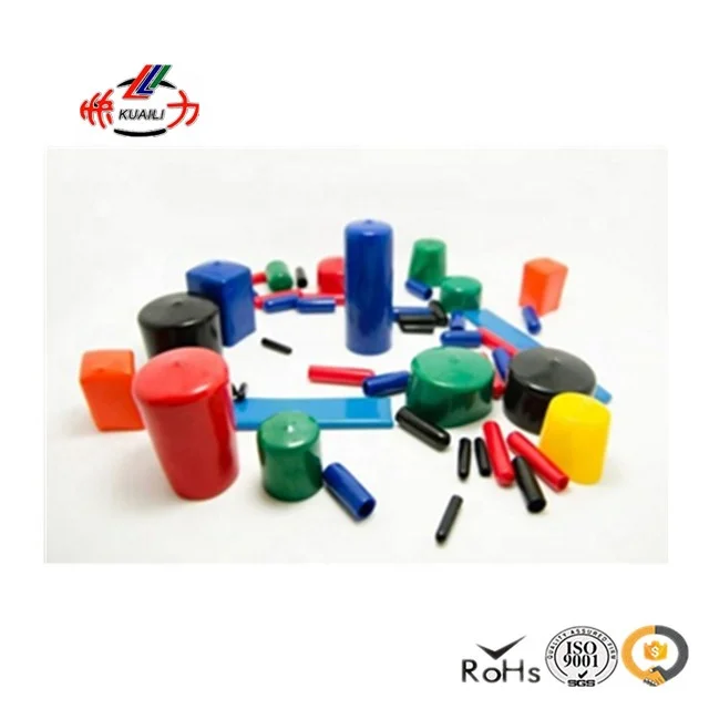 KUAILI Best Quality Free Sample Flexible PVC End Caps Round Plastic Caps 20mm