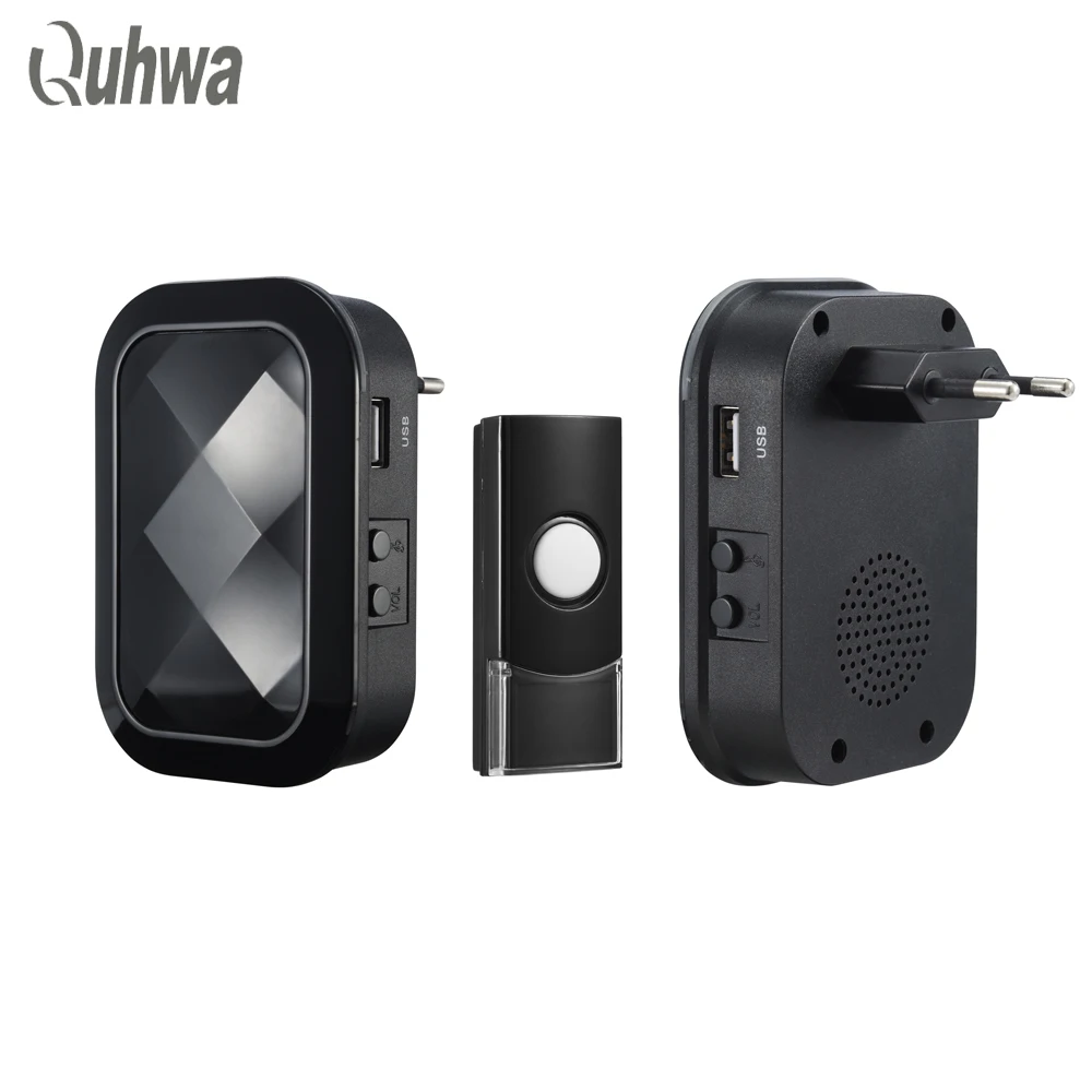 Home Waterproof Plug-in Long Range Wireless Doorbell