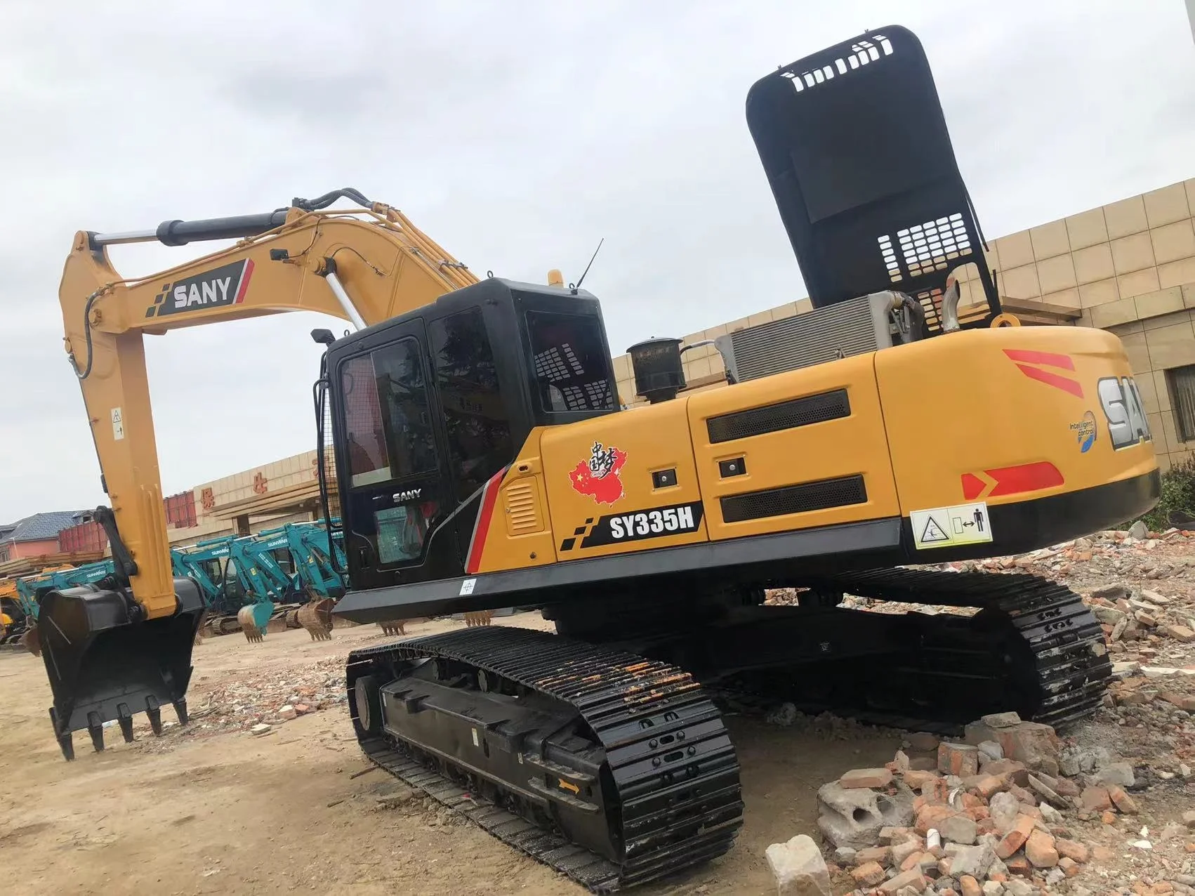 Used engineering & construction machinery 90% new used 33 ton large excavator Chinese manufacture CE/EPA approval