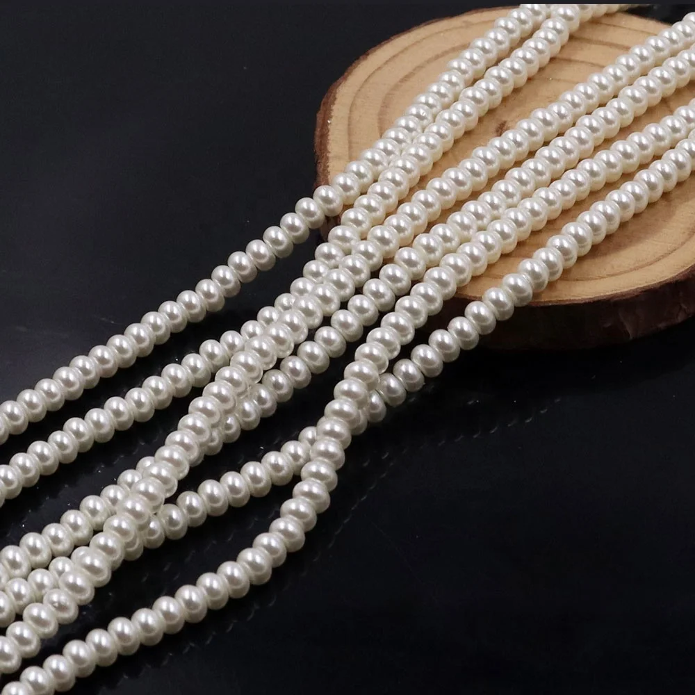 High Quality 3-5mm Steamed bun pearl Abacus pearl beads Natural Freshwater Pearls jewelry