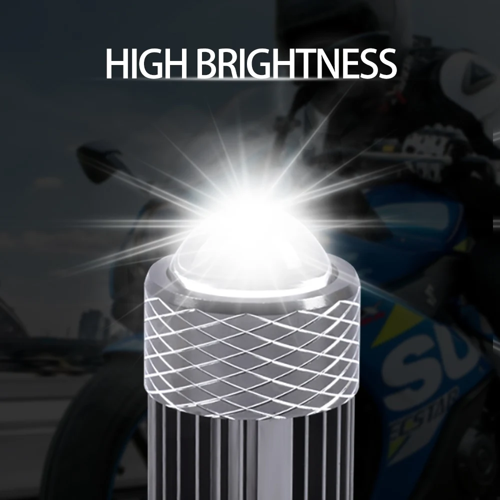 Hot Selling H4 LED Light Motorcycle Headlight Bulbs with Lens Scooter Fog Lights H4 LED Motor Lamp