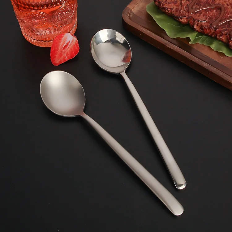 Wholesale  Spoon Matte Polish  Edible Cutlery Set Pure TitaniumTableware