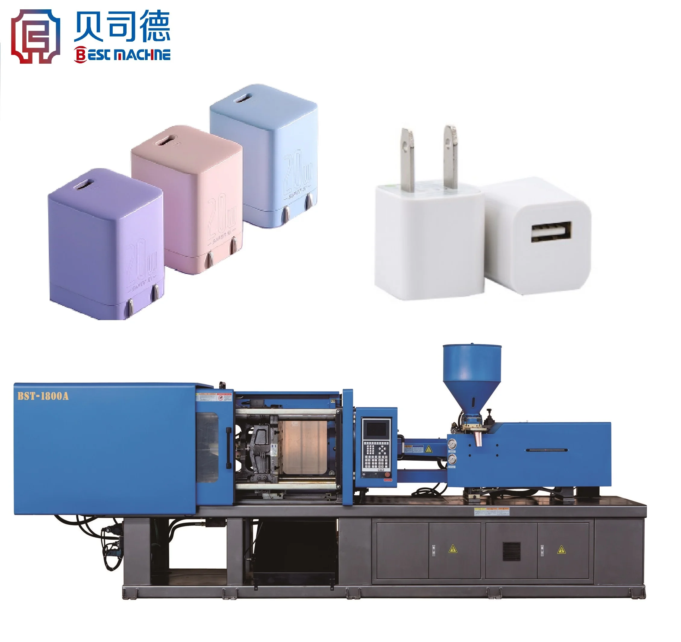 BST-1400A Automatic Plastic Switch And Socket Making Machine Sockets Injection Molding Machine