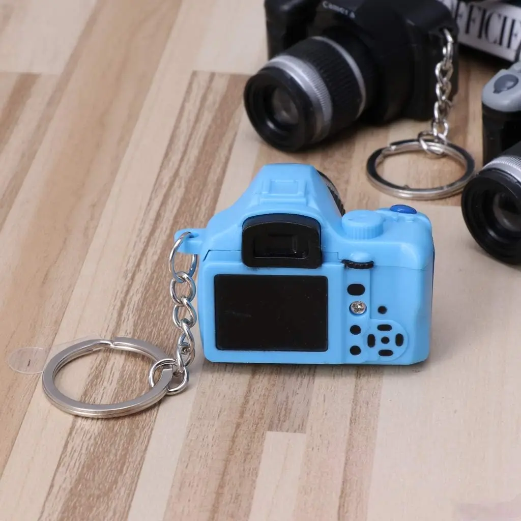 Mini Camera LED Keychain Flashlight, Ultra Bright Key Ring Light Torch, Batteries Included