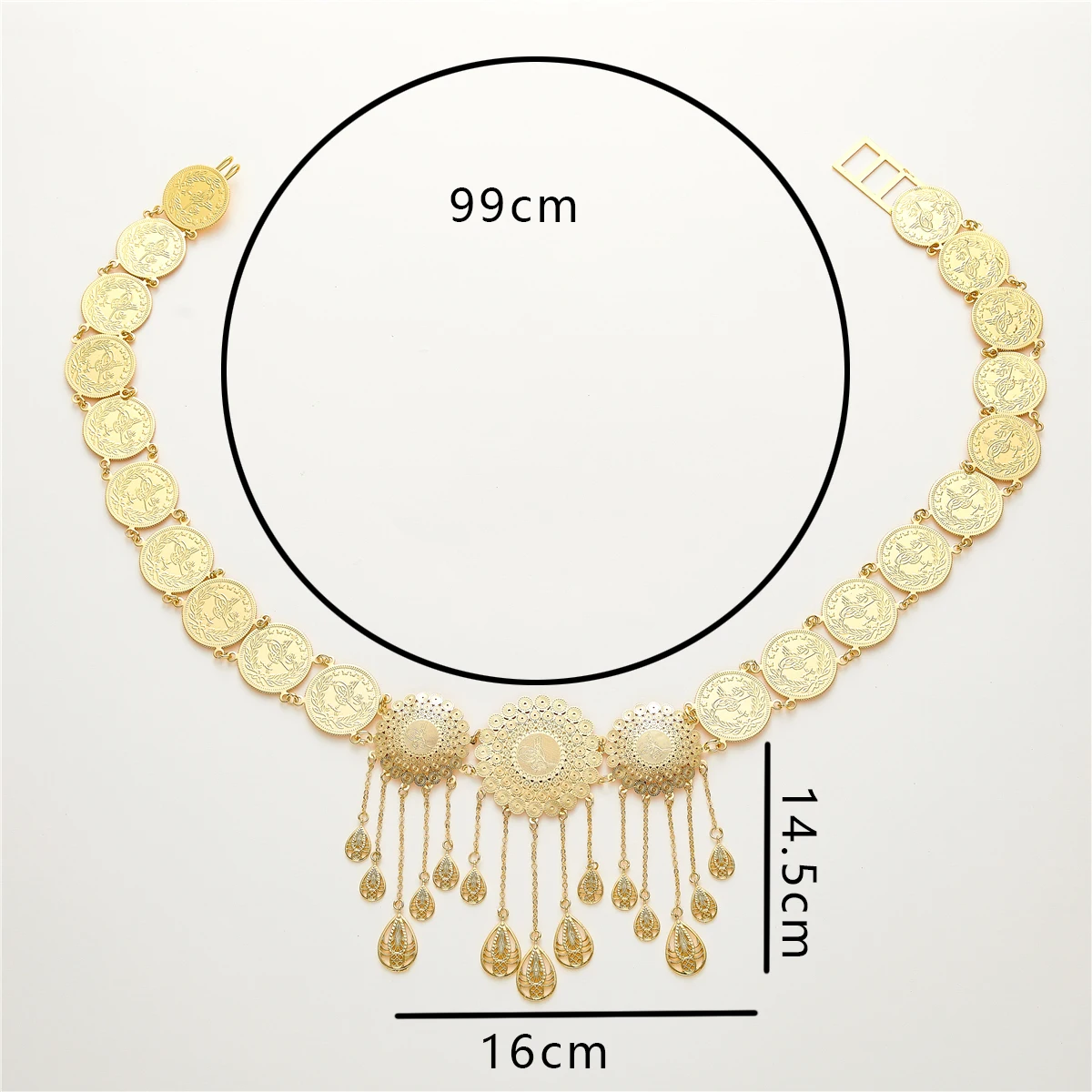 Новинка 2022, популярный женский сексуальный пояс с золотым покрытием в национальном стиле