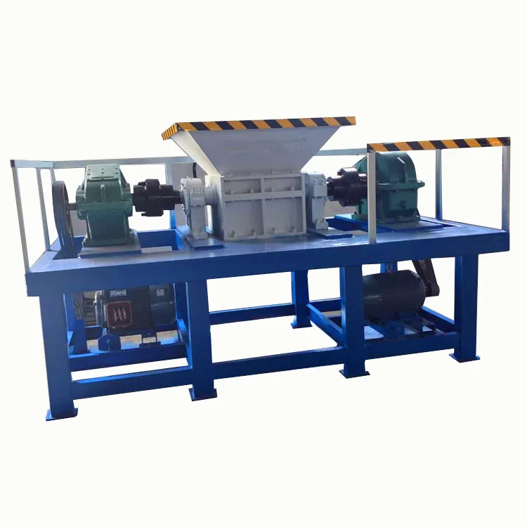 rubber Crumb Tire Shredders double shaft truck rubber car tire shredder machine for sale