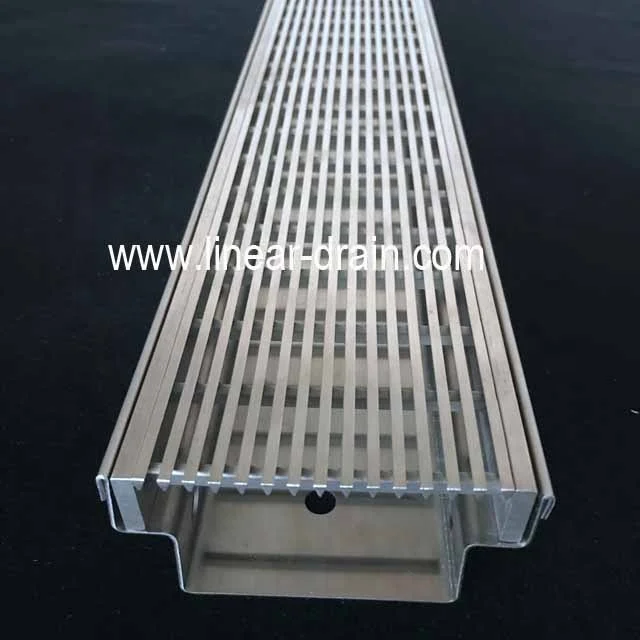 custom stainless steel drainage channel for swimming pools