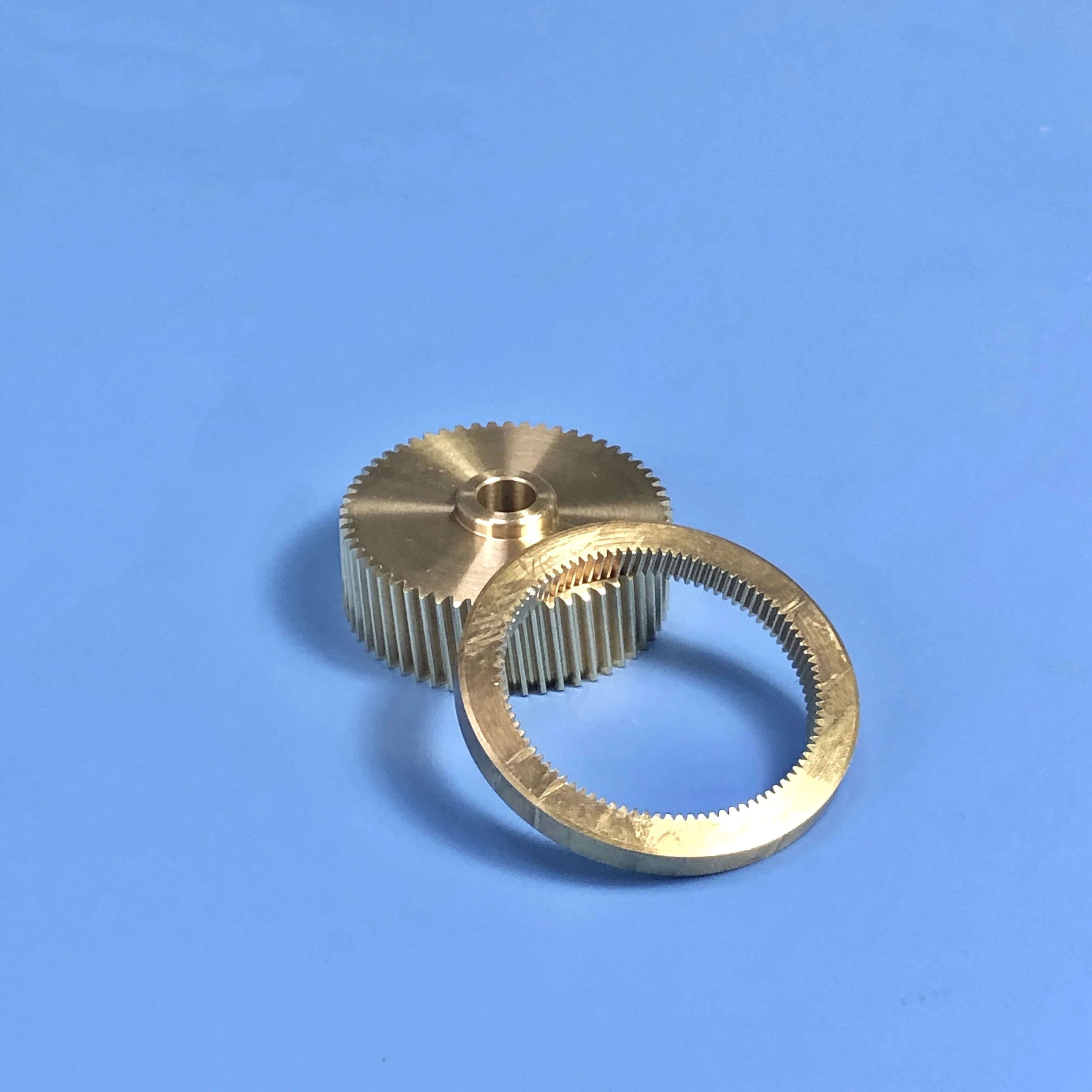 Custom Precision Casting CNC Machining Gear Brass Double Enveloping Worm Gears