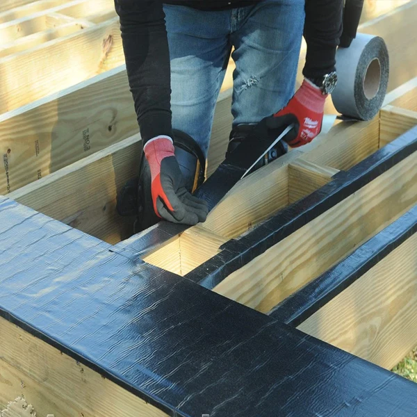 ANTI Factory Wholesale Works Joist Tape for Decking Black Butyl Deck Joist Tape for Under Decking Board