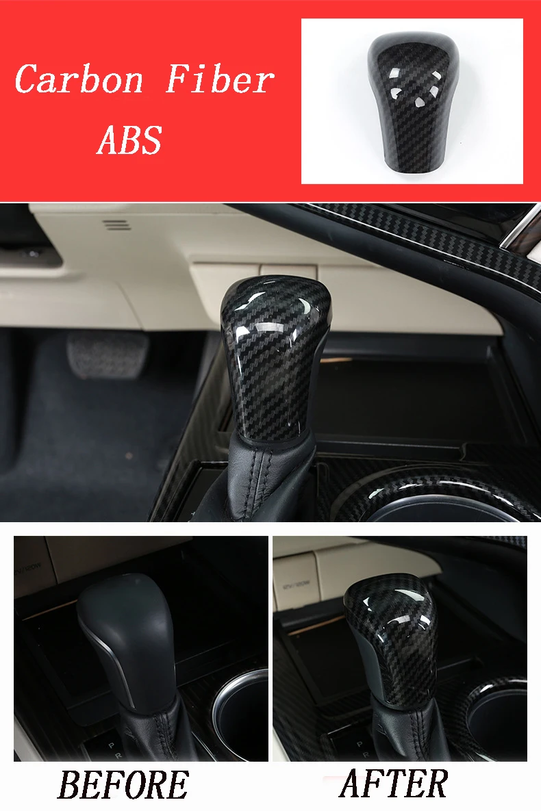 High Quality Auto Car Carbon Fiber Interior Panel Cover Protector Trim Body Kit Upgrade Accessories For Toyota Camry 2018-2023