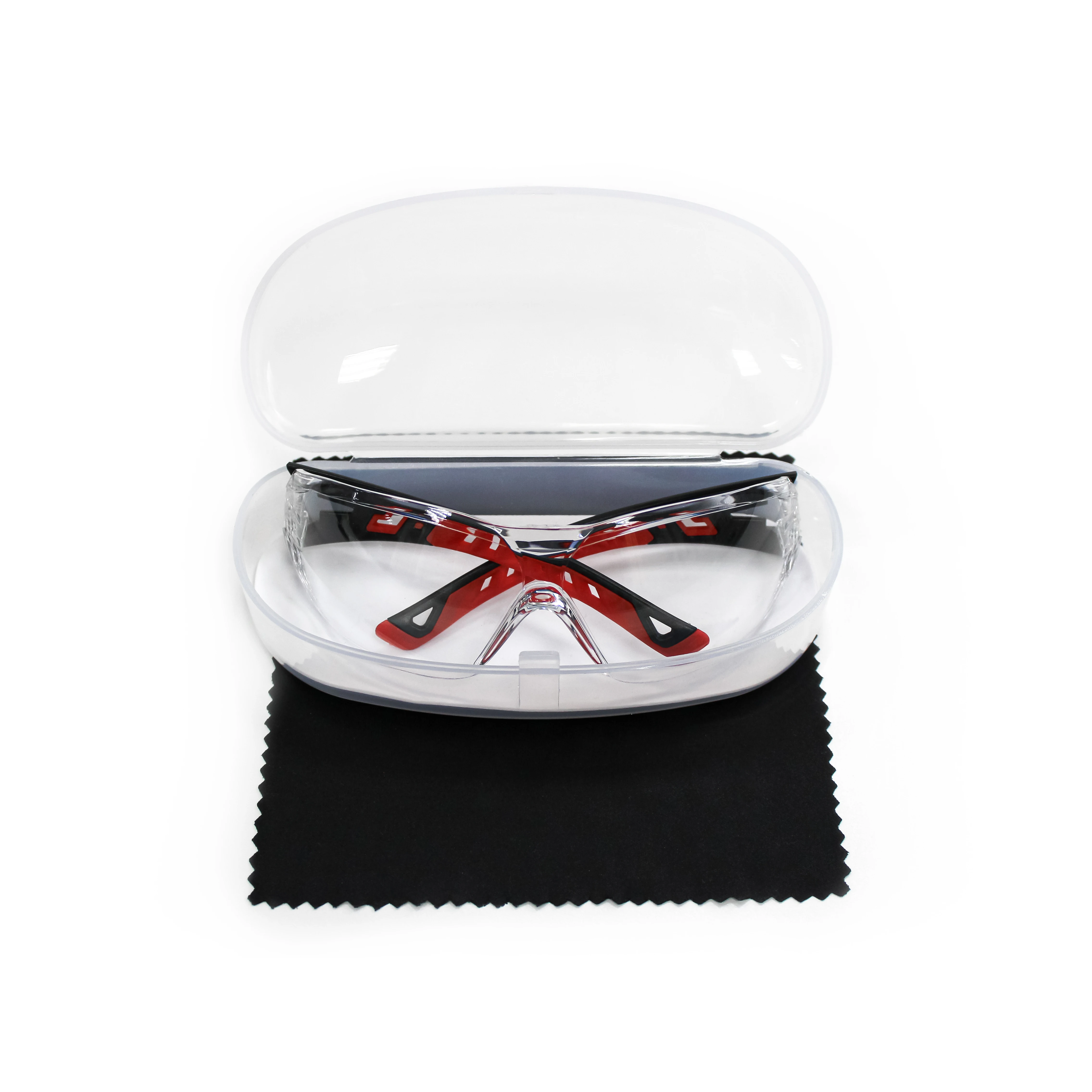 Wrap Around Design Impact Resistant Safety Glasses Anti-Fog Goggles