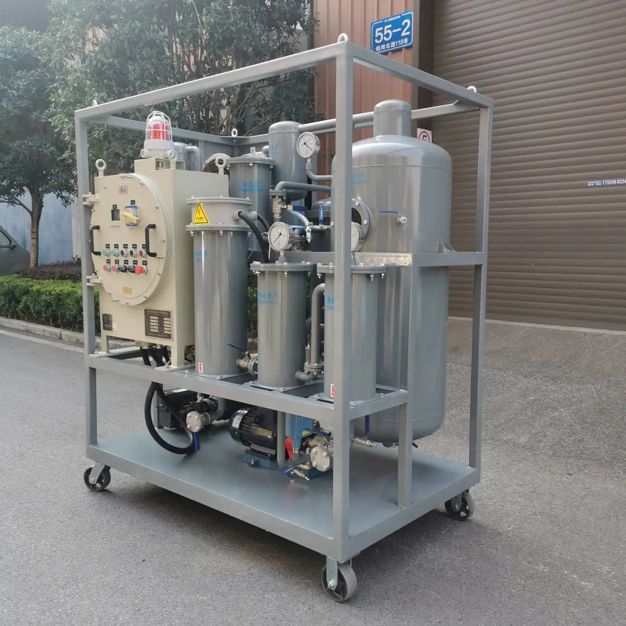 ZJD hydraulic oil reclamation machine for turbine oil purification plant