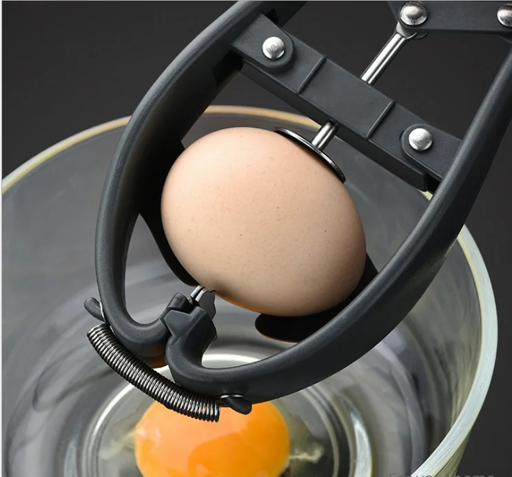 new Egg Cracker Egg Separator Tool with Egg Yolk and White Separator, Creative Kitchen Cooking Tools