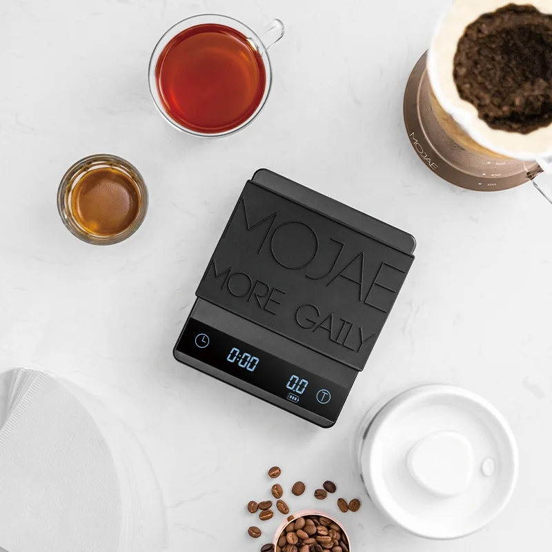 Electronic Ethiopian Scale Coffee Weighing Scale Digital Coffee Scale With Silicone Mat