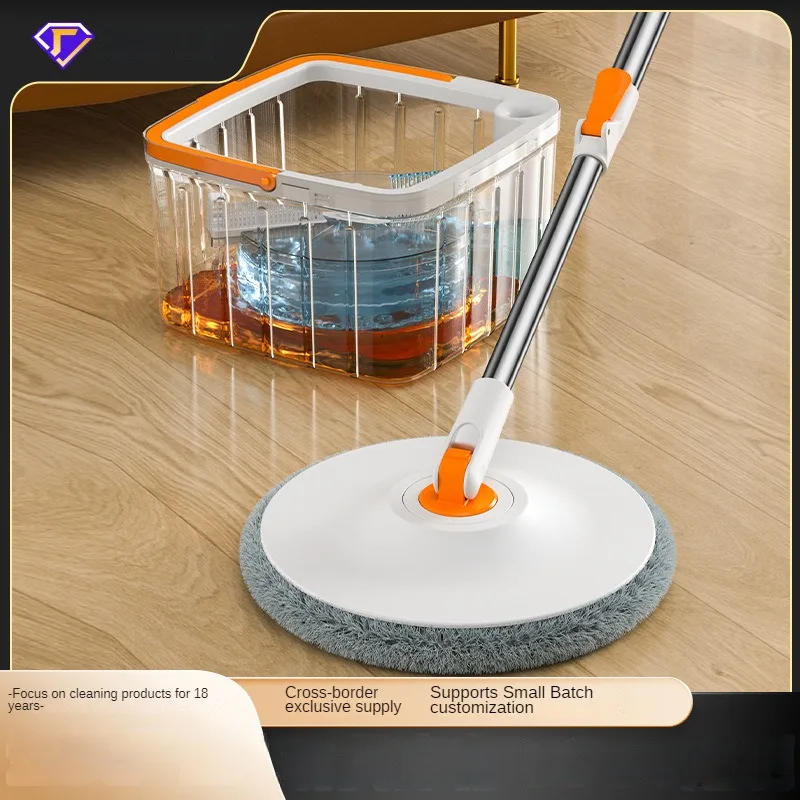 Factory Lazy Household Sewage Separation No Hand Wash Rotating Floor mop with bucket